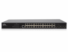 UNV Switch NSW5110-24GT4GP-IN / 24x 1000Mbps ports RJ-45/ 2x RJ-45/SFP/ 2x SFP/ 56Gbps/ 41.66Mpps