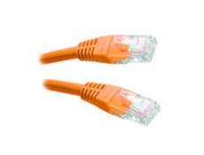 XtendLan Patch kabel Cat 5e UTP 1m - oranžový