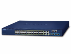 PLANET SGS-5240-20S4C4XR L2/L3 switch, 4x 1GE combo, 20x 1G SFP, 4x 10G SFP+, stohování, 2x zdroj