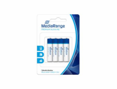 MediaRange Premium baterie micro AAA 1,5V Alkalické 4ks