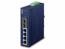 Planet IGS-4215-4T2S průmyslový L2 switch 4x 1Gb TP + 2x SFP, IP30, -40 až 75°C, 9-48VDC/24VAC