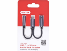 UNITEK ADAPTER USB-C - MINIJACK 3.5MM USB-C 60W