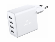 SÍŤOVÝ ADAP.4x USB 4A 20W Wh SWISSTEN