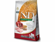 FARMINA N&D ANCESTRAL GRAIN DOG LIGHT - CHICKEN. SPELT.OATS AND POMEGRANATE ADULT MEDIUM & MAXI 12kg