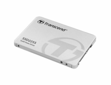 TRANSCEND SSD225S 250GB SSD disk 2.5   SATA III 6Gb/s, 3D TLC, Aluminium casing, 500MB/s R, 330MB/s W, stříbrný