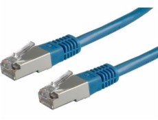 Patchkabel S / FTP, Cat.6, 2xRJ45, 0,5 m modrý