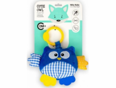 Milly Mally Plyšový přívěsek Owl blue