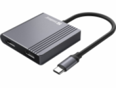 Sandberg USB-C Dock, dokovací stanice 2xHDMI, USB-A 3.0, USB-C PD 100W