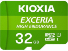 SDHC 32GB micro Kioxia EXCERIA HIGH ENDURANCE M303E, UHS-I (U1) V10 (100MB/s) Class 10 + adaptér