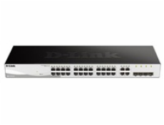 D-Link DGS-1210-24 28-port Gigabit Smart Switch, 24x GbE, 4x RJ45/SFP, fanless