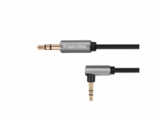 Kabel Kruger&Matz Jack 3.5mm - Jack 3.5mm 1.8m srebrny (KM1233)