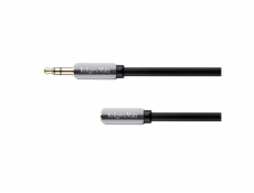 Kabel Kruger&Matz Jack 3.5mm - Jack 3.5mm 3m srebrny (KM0317)