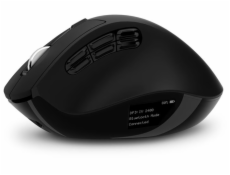 CONNECT IT FOR HEALTH Dual LED bezdrátová ergonomická myš s LCD displejem, 2.4 GHz & Bluetooth 5.0, černá