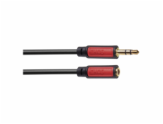 JACK kabel 3,5mm stereo, vidlice - 3,5mm zásuvka 2,5m   SM5102