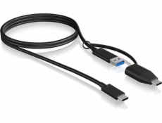 USB 3.2 Gen 2 Kábel, USB-C Stecker > USB-A + USB-C Stecker