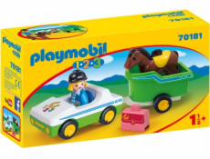 Playmobil PKW mit Pferdeanhänger