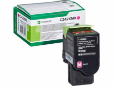 Lexmark C242XM0 Rückgabe-Toner Magenta für ca. 3.500 Seiten