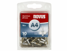 NOVUS Rivets A 4 X 10 ST ALU 70pc