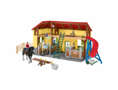 Schleich 42485 Stáj pro koně s příslušenstvím