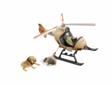 Schleich Wild Life 42476 Helikopter Tierrettung