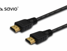 Elmak HDMI - HDMI kábel 2m čierny (SAVIO CL-05Z)