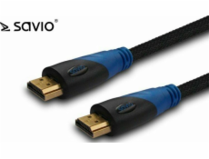 Elmak HDMI kábel - HDMI 1,5 m čierny (SAVIO CL-02Z)