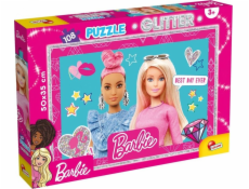 Lisciani Puzzle 108 dielikov Barbie s trblietkami - Najlepší deň