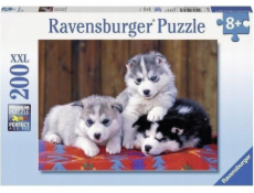 Ravensburger Puzzle 200 husky štěňat XXL