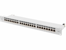 Lanberg Patch panel 1U 19 24x RJ-45 Kat.7 Szary (PPS7-1024-S)