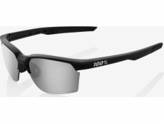 100% Okulary Sportcoupe Matte Black HiPER Silver Mirror Lens