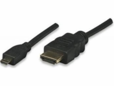 Kábel Techly HDMI Micro - HDMI 3m czarny (ICOC-HDMI-4-AD3)