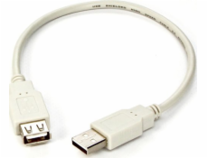 Kábel USB LAMA PLUS USB-A - USB-A 0.3 m Czarny