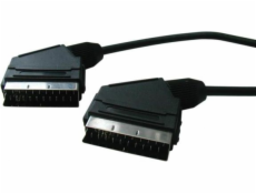 Kábel Scart - Scart 5m czarny