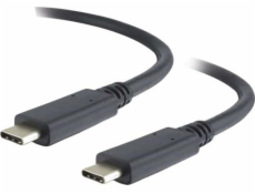 PremiumCord USB-C kabel ( USB 3.1 generation 2, 5A, 10Gbit/s ) černý, 0.5m