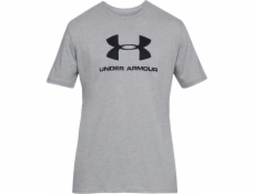 Pánske tričko Under Armour Sportstyle Logo SS sivé. M