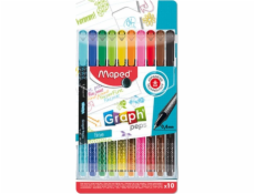 Maped Fineliner Graph Peps Deco 10 farieb MAPED