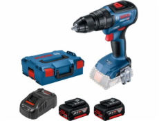 Bosch vrtací šroubovák DRILL.AKU.GSB 18V-50 2x5,0Ah + L-BOXX