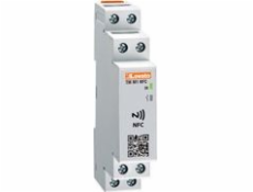 LOVATO elektrické časové relé 1P multifunkční 0,1s-999h 8A 12-240V AC / DC Programovatelné NFC (TMM1NFC)