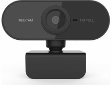 Webová kamera Powerton Powerton HD Webová kamera PWCAM2, 1080p, USB, čierna, FULL HD, 30 FPS