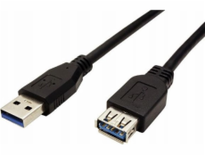 Kábel USB LAMA PLUS USB-A - USB-A 1.8 m Czarny