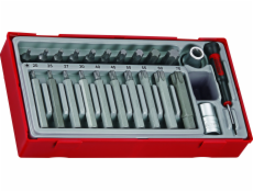 Sada nástavcov na bity Teng Tools 23 kusov. S rukoväťou? 1/2&quot;. Teng Tools TTTX23 - 68860105