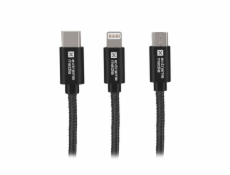 Kabel USB Natec USB-A - Lightning 1 m Czarny (NKA-1202)