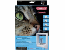 Dvierka Zolux Cat pre drevené dvere s magnetickým zatváraním - biela