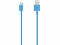 Kábel USB LAMA PLUS USB-A - microUSB 1 m Niebieski