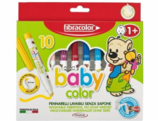 Fibracolor Babycolor fixy 10 farieb (161385)