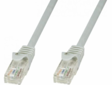 Techly TechlyPro Kábel sieciowy patch cord RJ45 Cat5e UTP CCA 1m szary