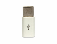 Redukcia adaptéra USB (3.1), USB C-USB micro F, 0m, biela