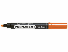 Centropen Marker Pomarańczowy Permanentny Okrągła Końcówka 2.5 mm (8566/06)