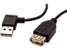 Kábel USB LAMA PLUS USB-A - 0.3 m Czarny