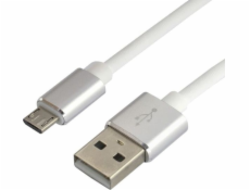 everActive cable USB 1m - White silicone quick charge 2 4A - CBS-1MW